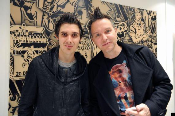 rich simmons with mark hoppus