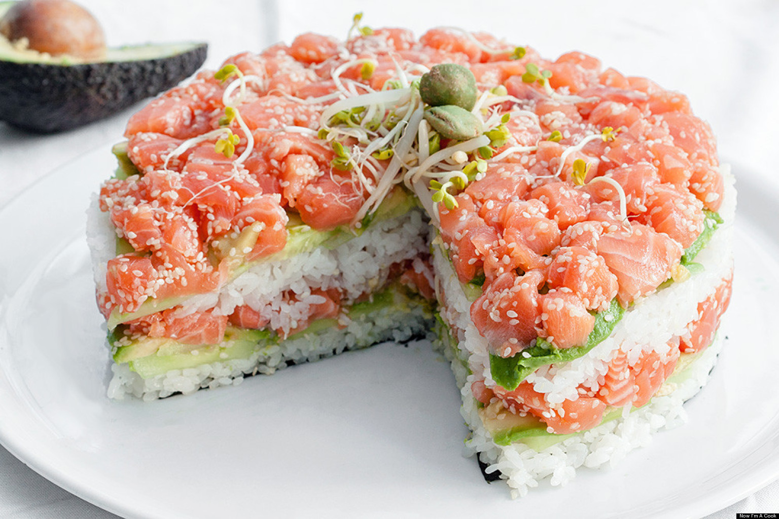 Image result for sushi cake