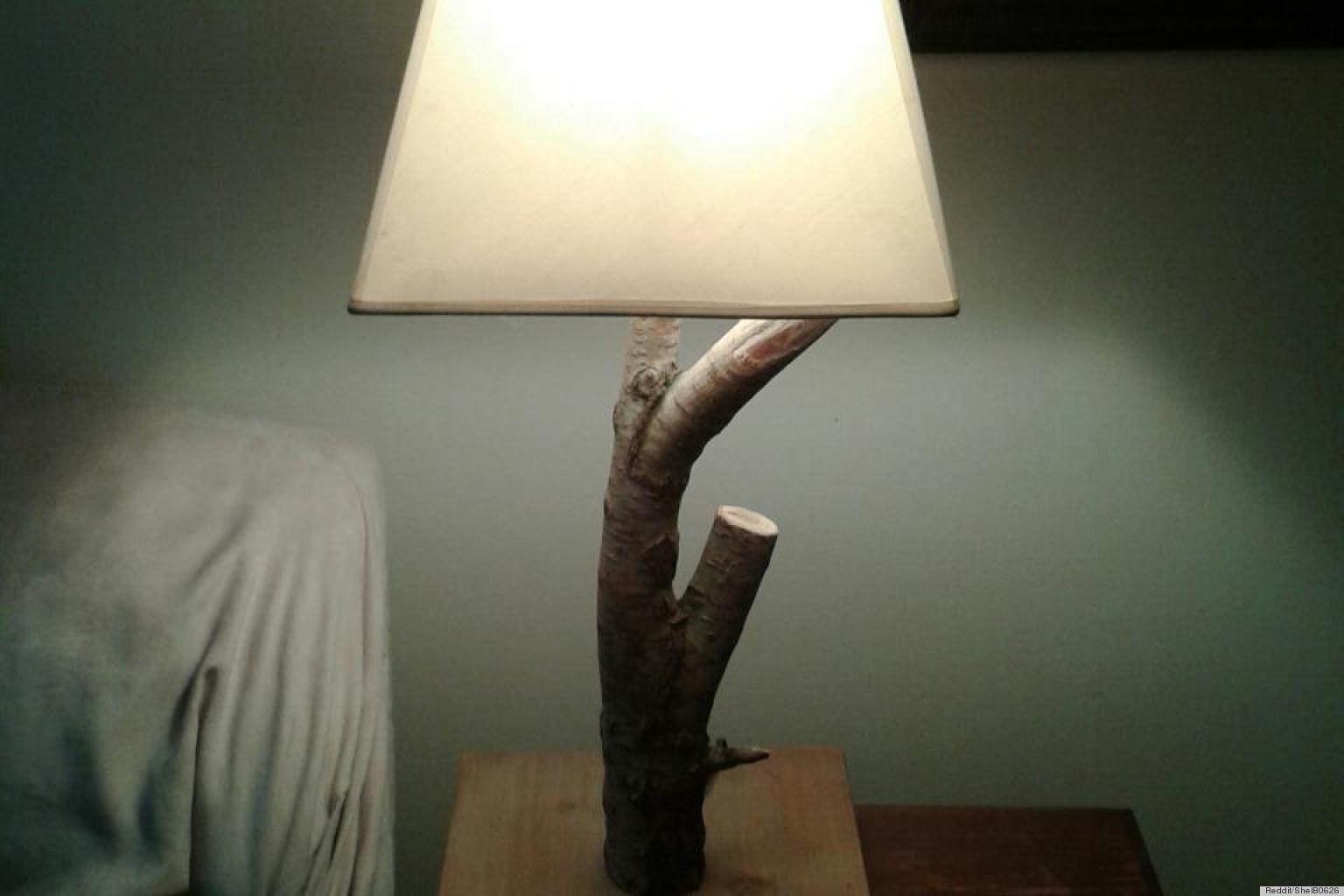 Tree Branch Lamps Lamp Design Ideas A Tree Branch Lamp On Reddit And 8 Other Diy Ideas Using Fallen