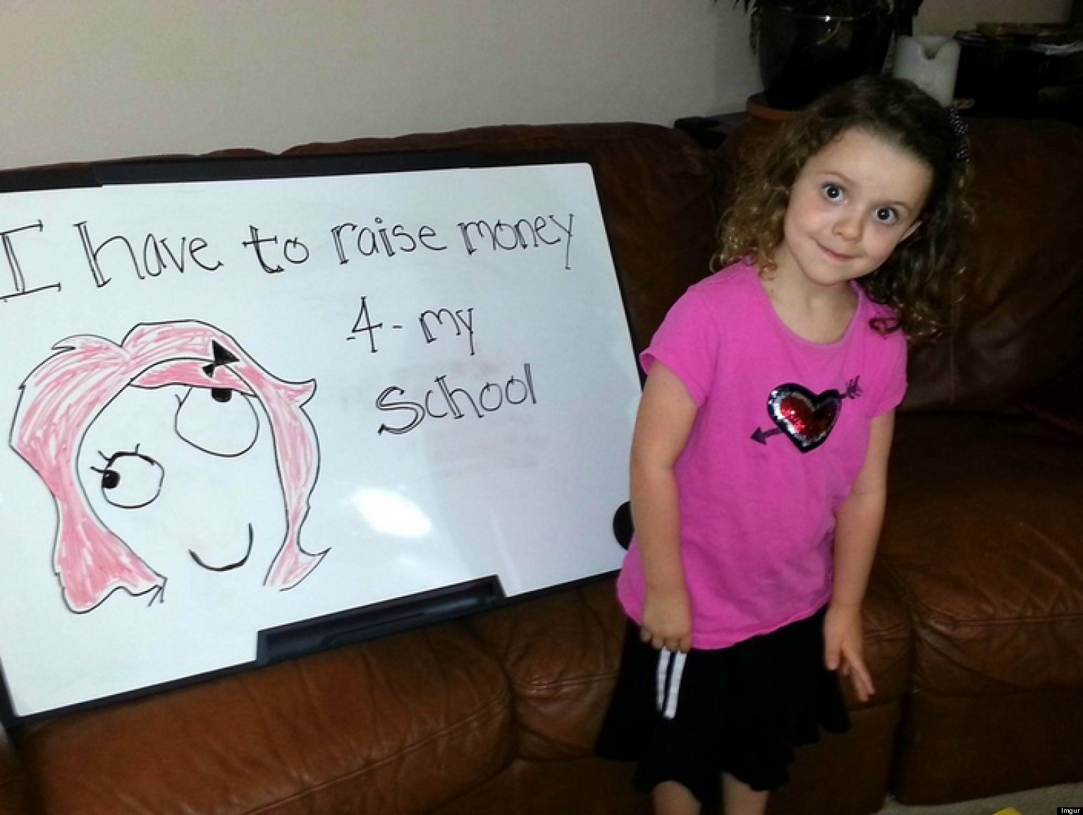 Ruby Knudsons Adorable Pictures Raise Over 1000 For School