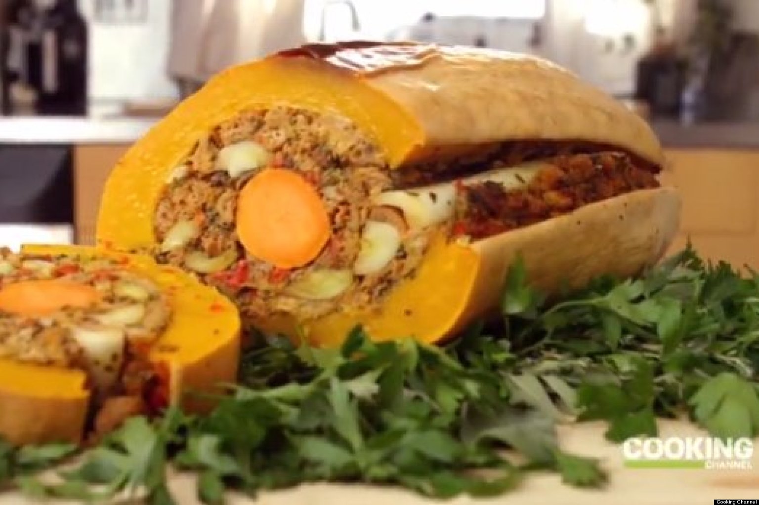 Veggieducken The Vegetarian Turducken Your Thanksgiving Table Needs