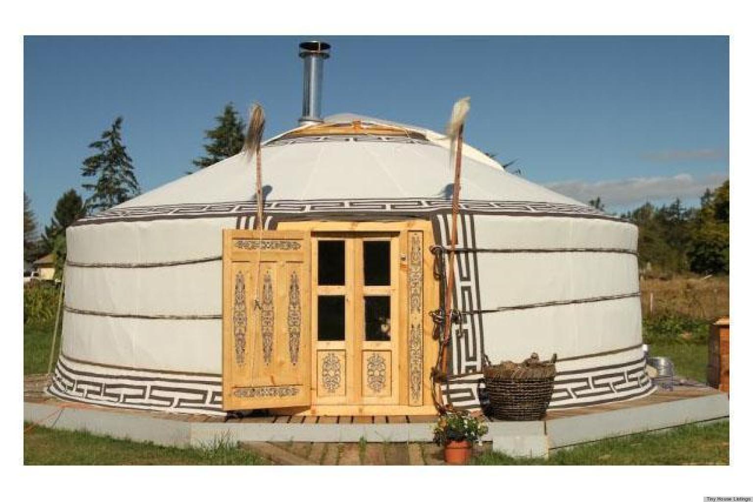 Tiny Homes Authentic Mongolian Yurt For Sale (PHOTOS) HuffPost