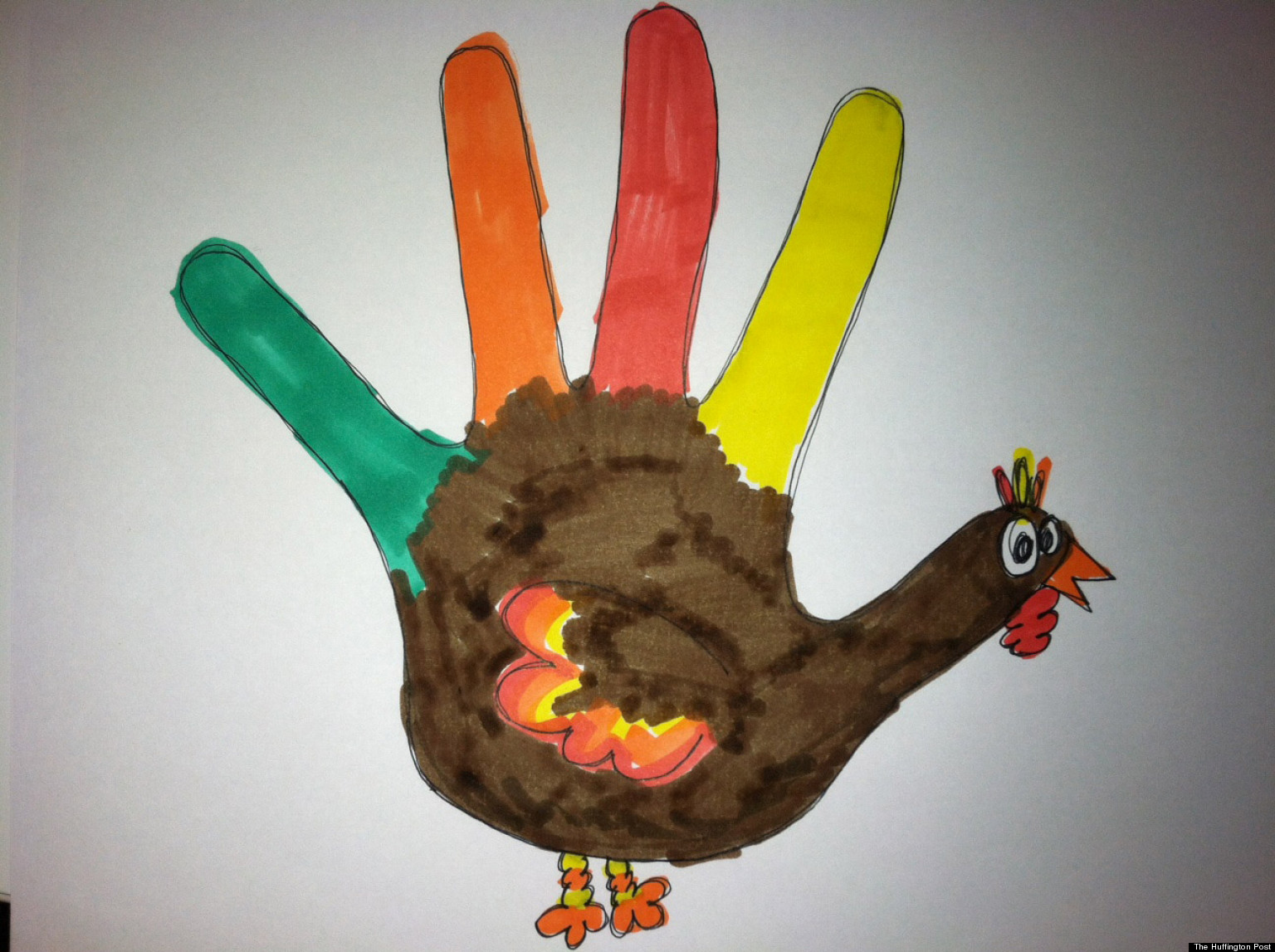Hand Turkey Drawings: Celebrate Thanksgiving By Sending Us Your