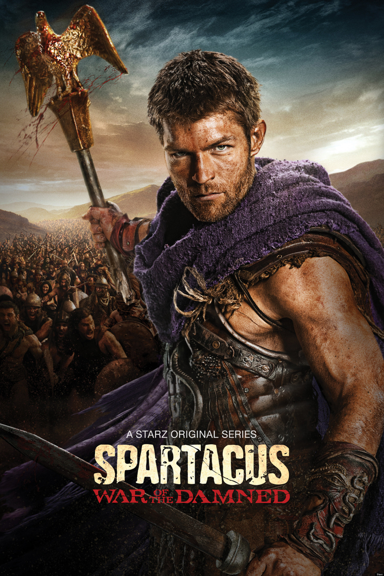 Spartacus War Of The Damned Official Poster For Starz Dramas Final 