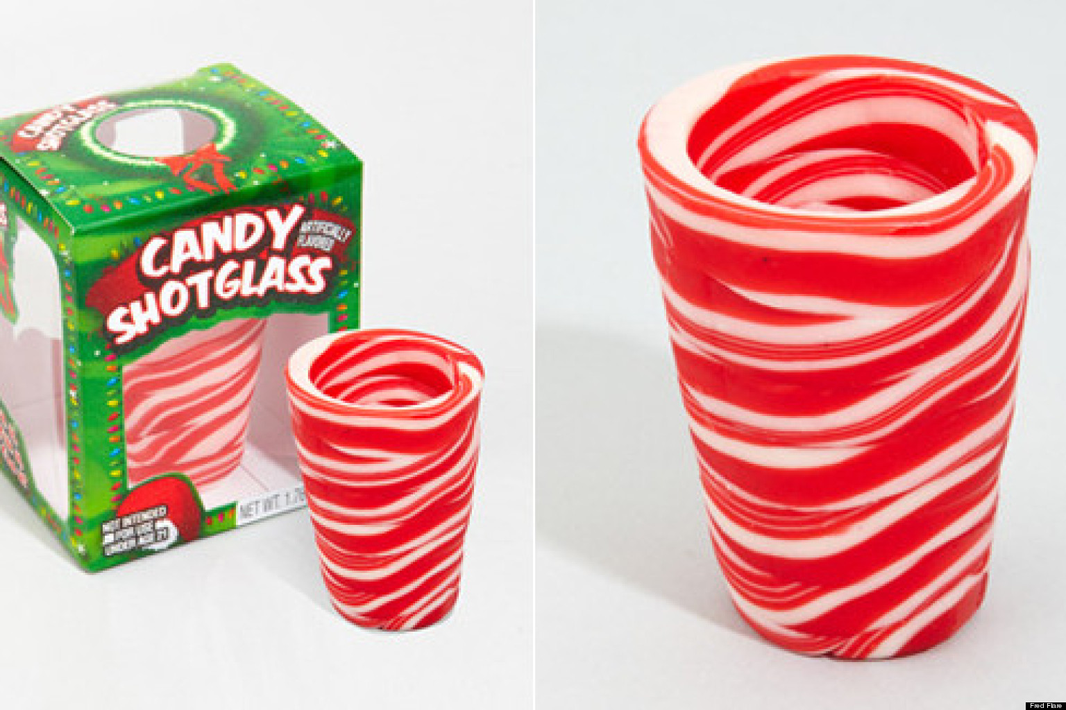 Candy Cane Shot Glasses Might Be The Hit Of Your Holiday Party (PHOTO