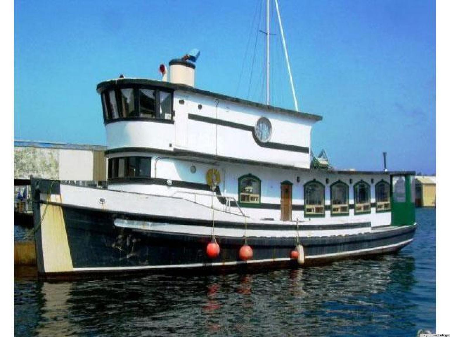 pilot house trawler aka fishing boat converted into