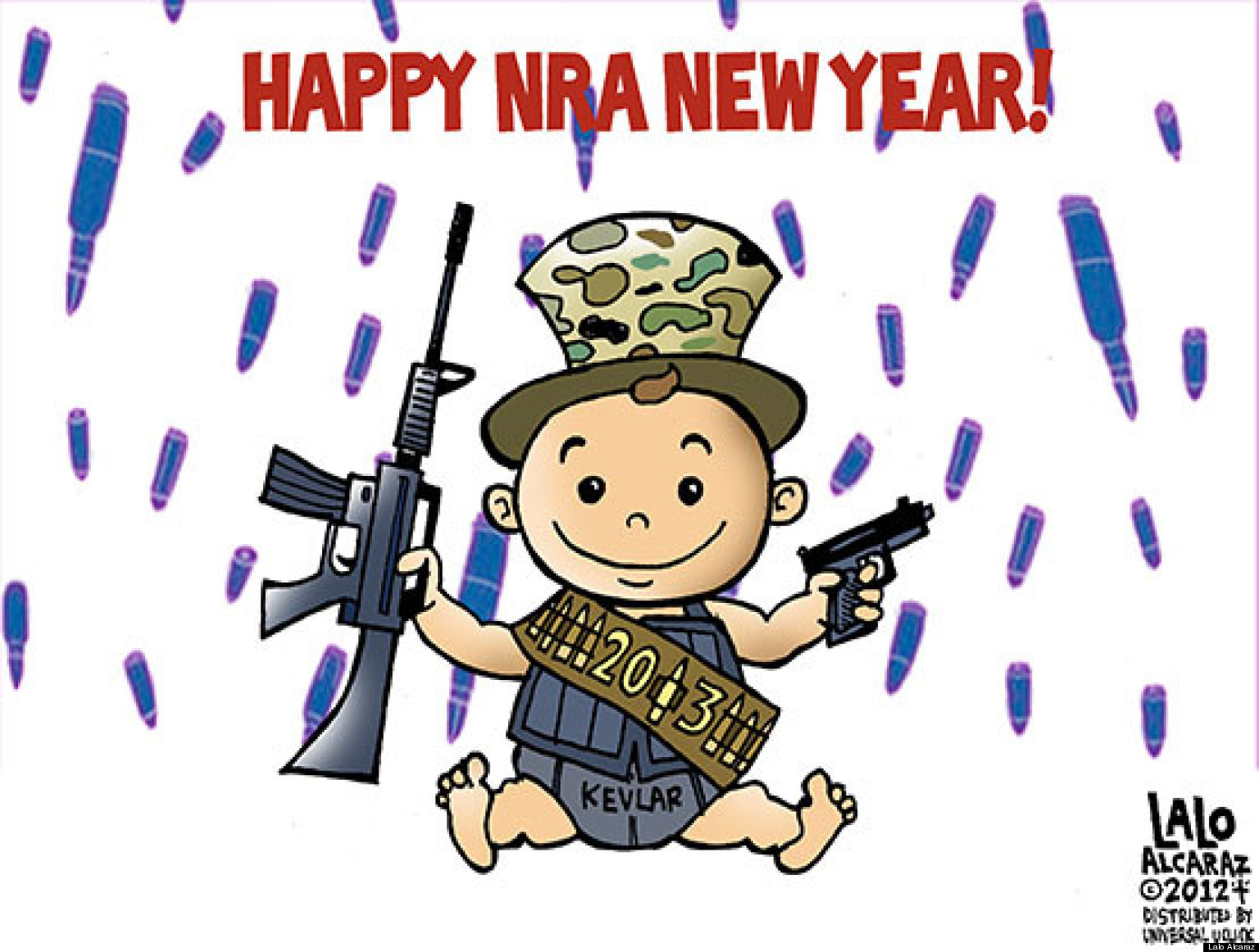 Happy NRA New Year (CARTOON) | HuffPost