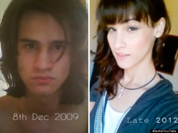 Timelapse Shows Transgenders Three Year Transformation From Man To Woman Photos Video