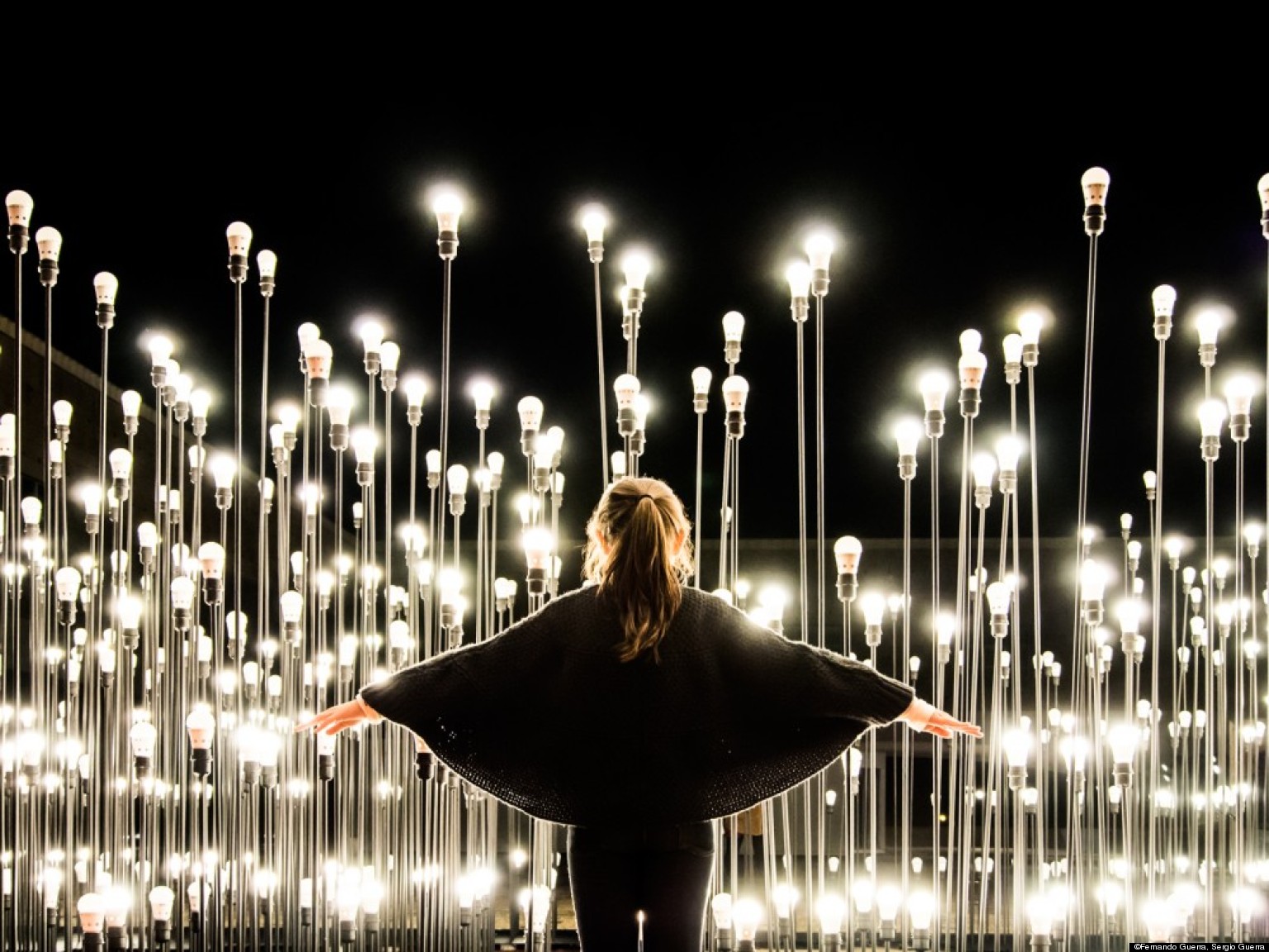 LEDscape LIKEarchitects Create Dazzling Interactive Light Installation   O LEDSCAPE LIKEARCHITECTS Facebook 