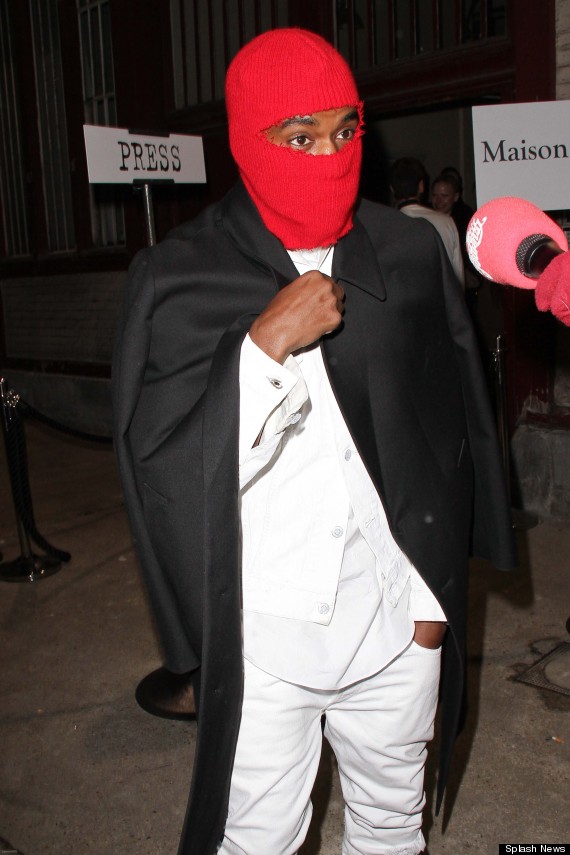 Kanye West Wears A Balaclava, Kim Kardashian Opts For Fur In A Chilly ...