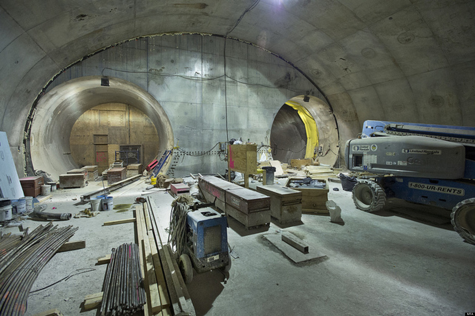 Second Avenue Subway Construction: MTA Shows Off January 2013 Progress