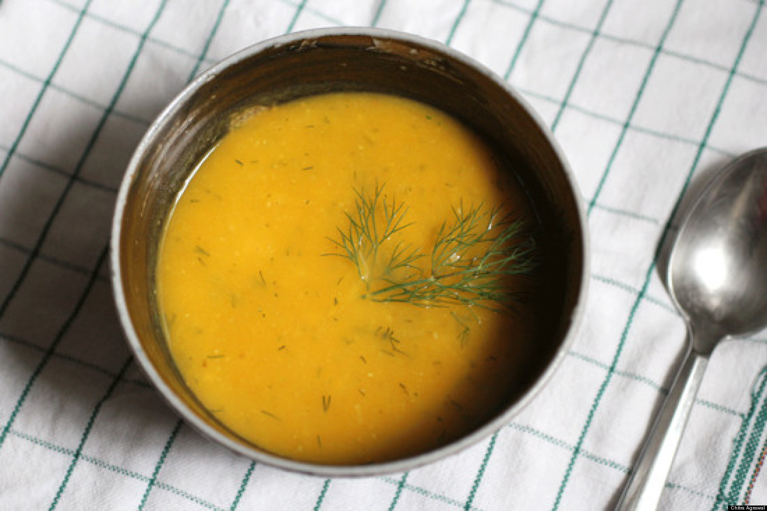 Spiced Butternut Squash & Dill Soup HuffPost