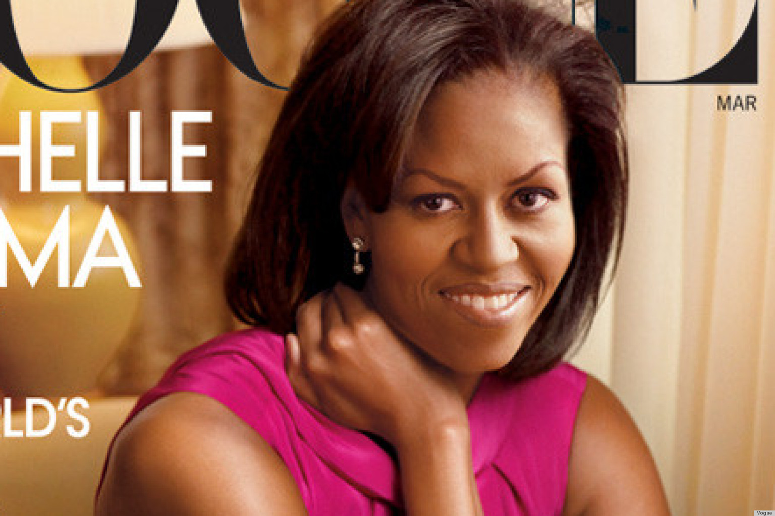 Michelle Obama's Eyebrows Appear 'Softer' On Vogue April Cover (PHOTOS ...