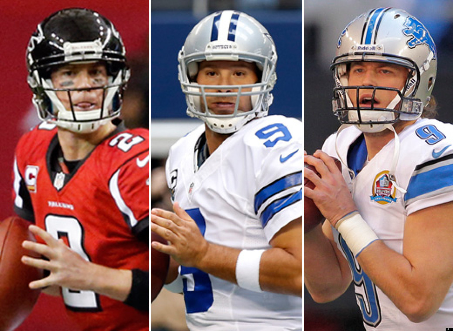 Tony Romo, Matthew Stafford, Matt Ryan: A Tale Of 3 Quarterbacks | HuffPost1536 x 1122